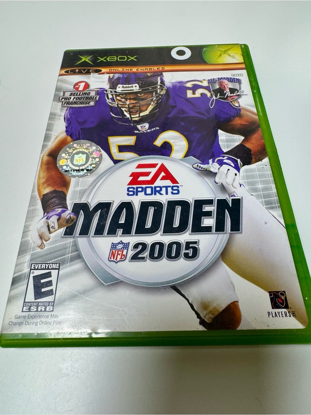 EA Sports Madden 2005 Xbox Video Game - Purple/White
